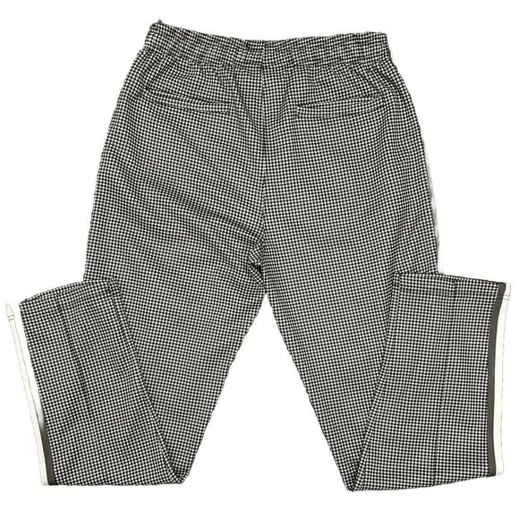 Urban Outfitters Plaid Houndstooth Black White Jogger Pants Mens Medium NWOT - Picture 3 of 16